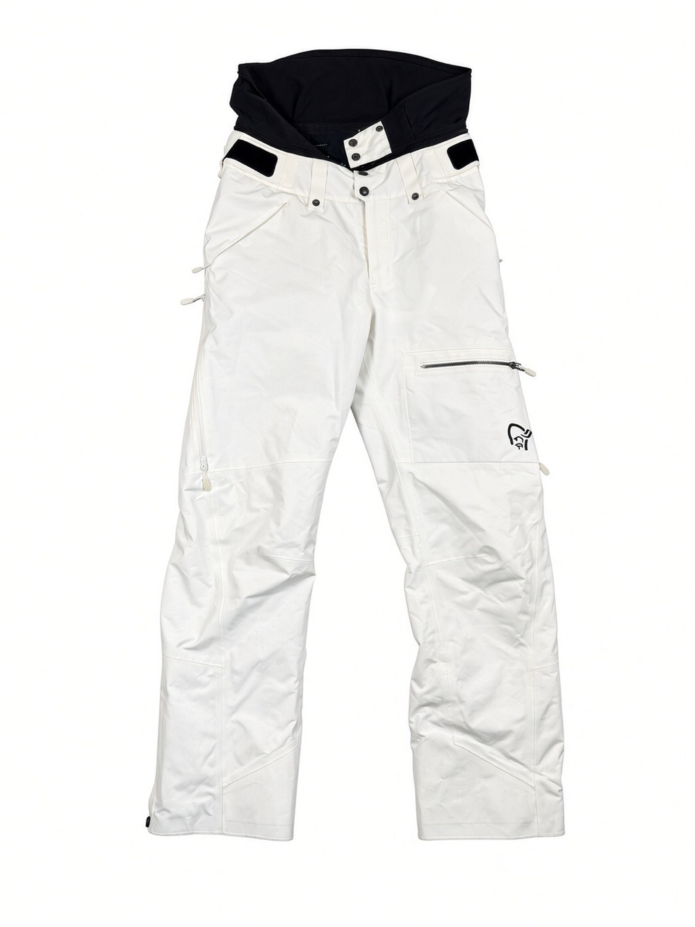 Norrøna Røldal Gore-Tex 3L Shell Pants Men’s M White Ski Snowboard